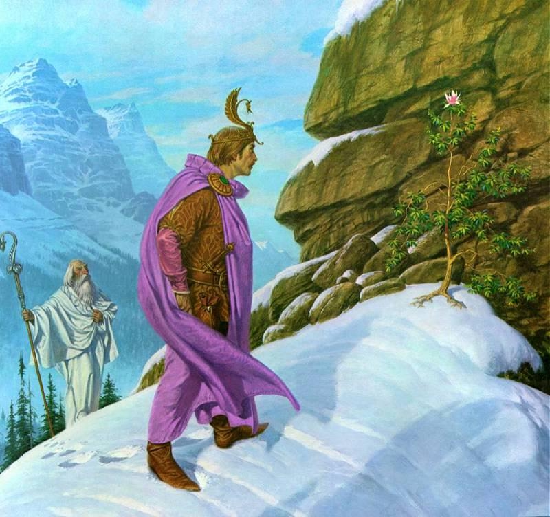 配图看魔戒164圣白树发新芽人皇迎娶暮星