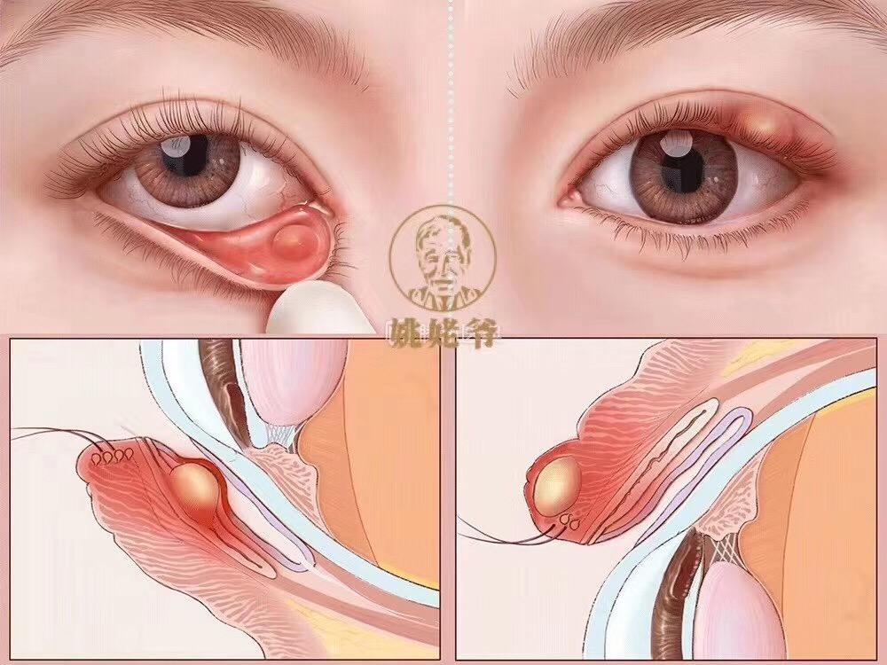 麦粒肿又叫针眼,又称睑腺炎,是因眼睑边缘生出小硬结,形似麦粒,红肿