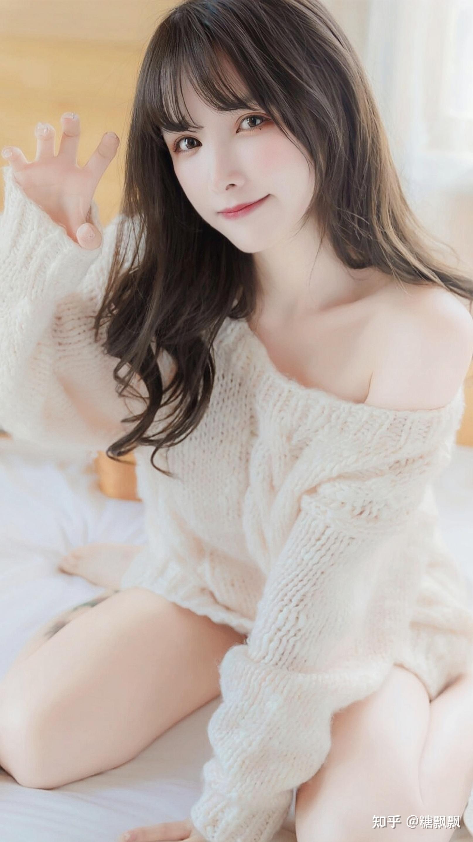 美女写真冬天我给你温暖夏天你给我清凉