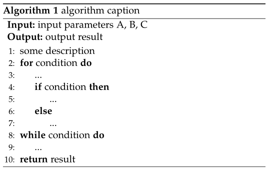 LaTex Algorithm latex-algorithm