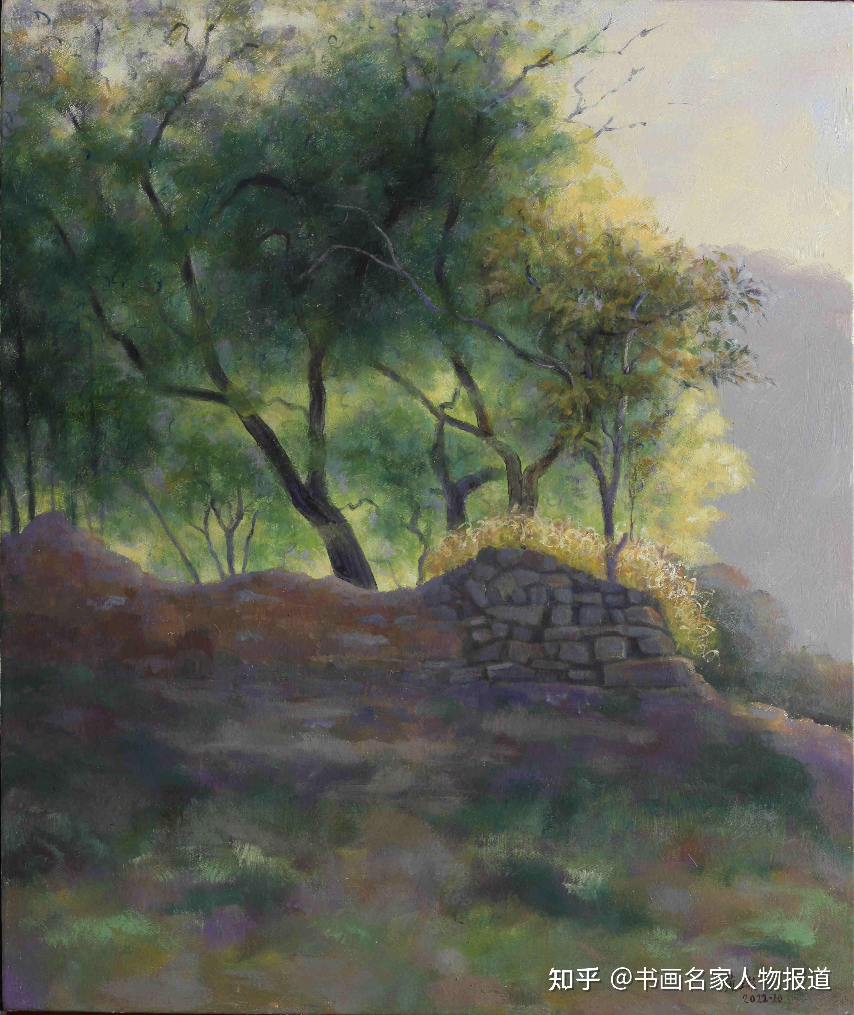 「写生作品」黄瑞油画风景写生作品 - 知乎