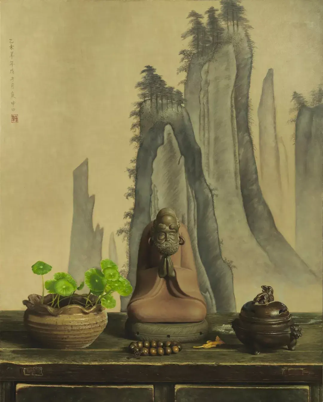 《悟》 74×93cm 布面油画 2015《悟.