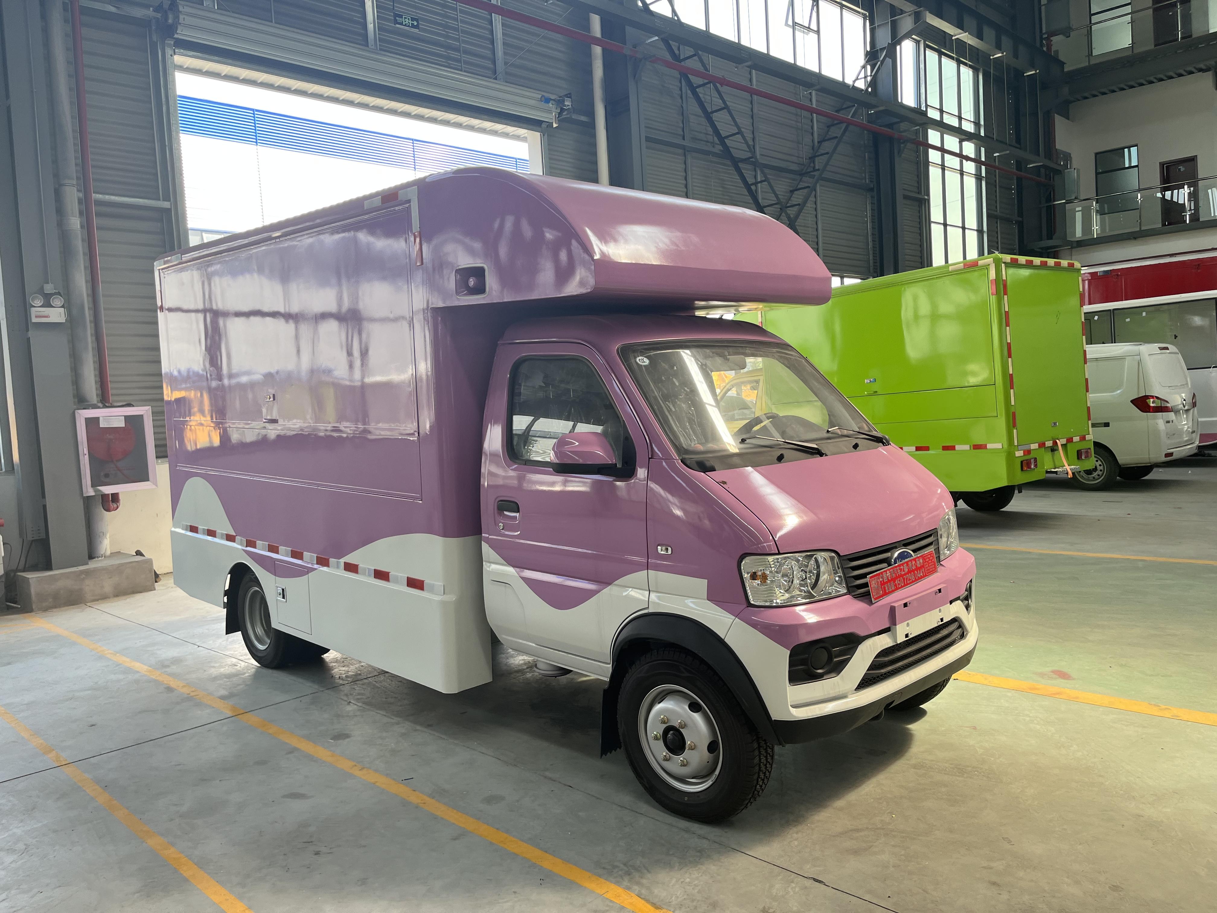 汽车移动厨房餐车 甘肃农村下乡宴席流动餐车 大型流动厨房餐车