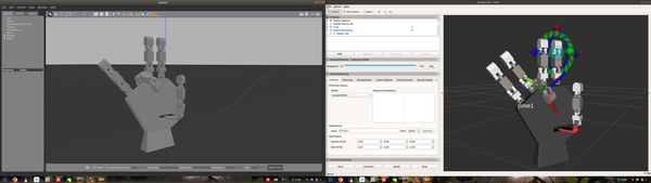 多指灵巧手MoveIt!与Gazebo联合仿真框架搭建 多指灵巧手MoveIt!与Gazebo联合仿真框架搭建