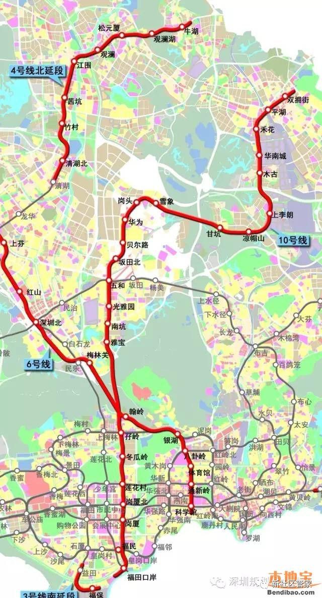 深圳十号线地铁线路图图片