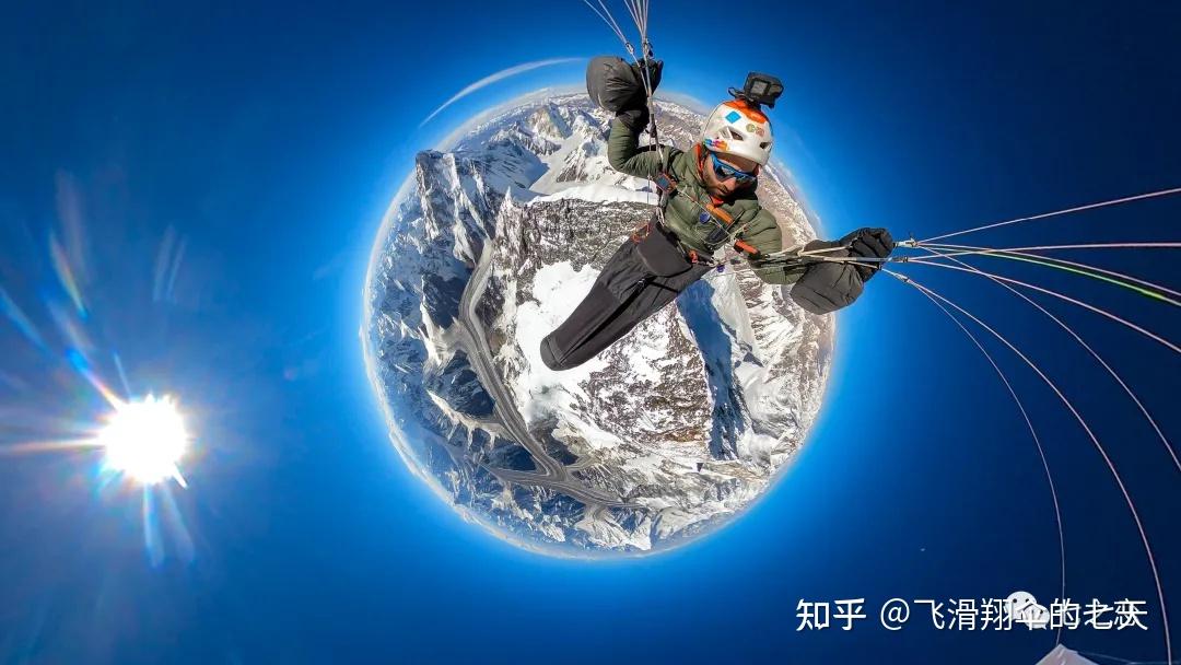 8407米antoine再创滑翔伞世界纪录无氧飞越布洛阿特峰