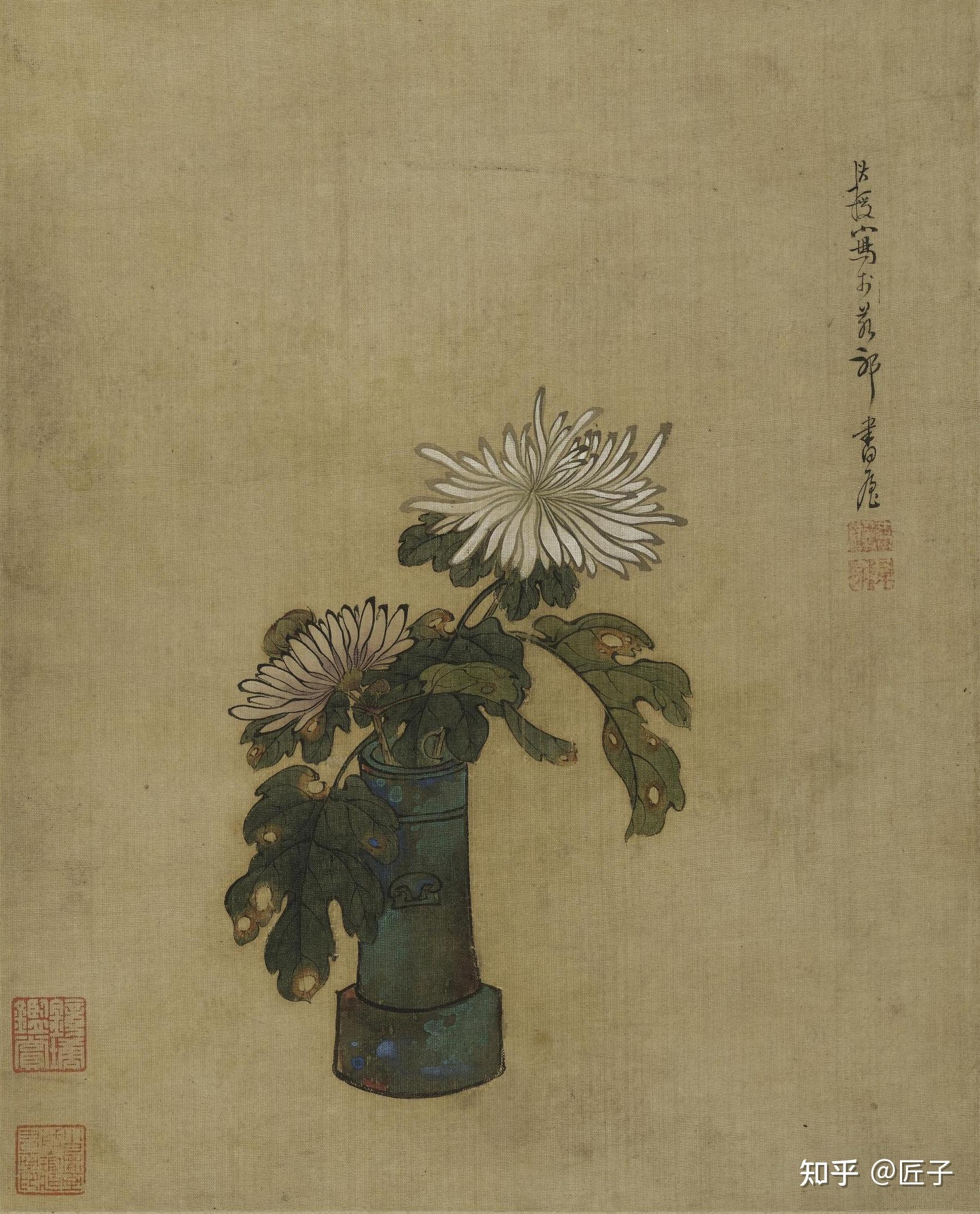 明 陈洪绶 花鸟草虫册