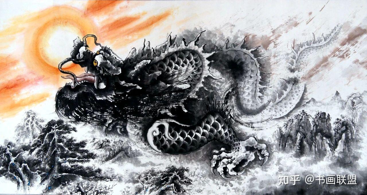 难得一见的龙画法素材 - 知乎