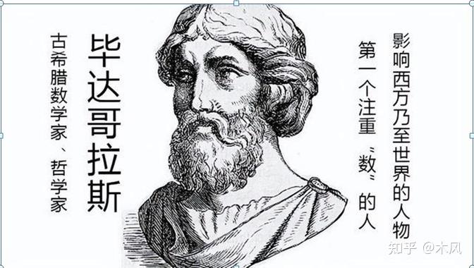 "第一个认识到数学重要性的古希腊数学家,哲学家毕达哥拉斯说:一个