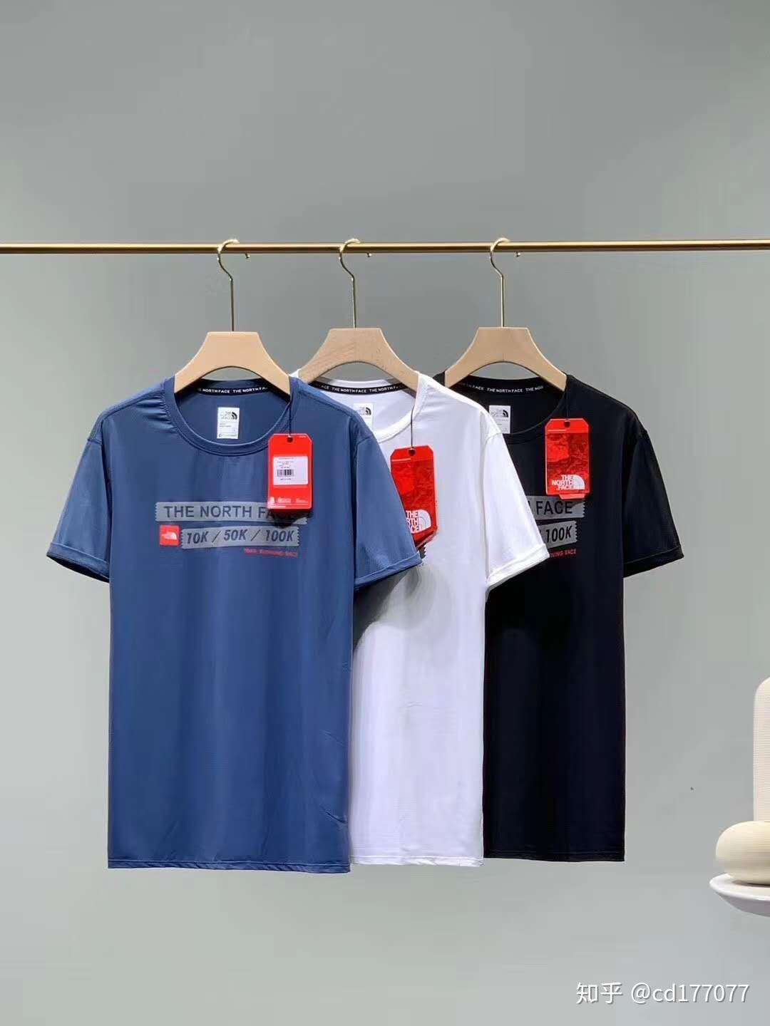 tnf北面夏季圆领t恤男户外运动训练足球篮球运动健身速干短袖男装