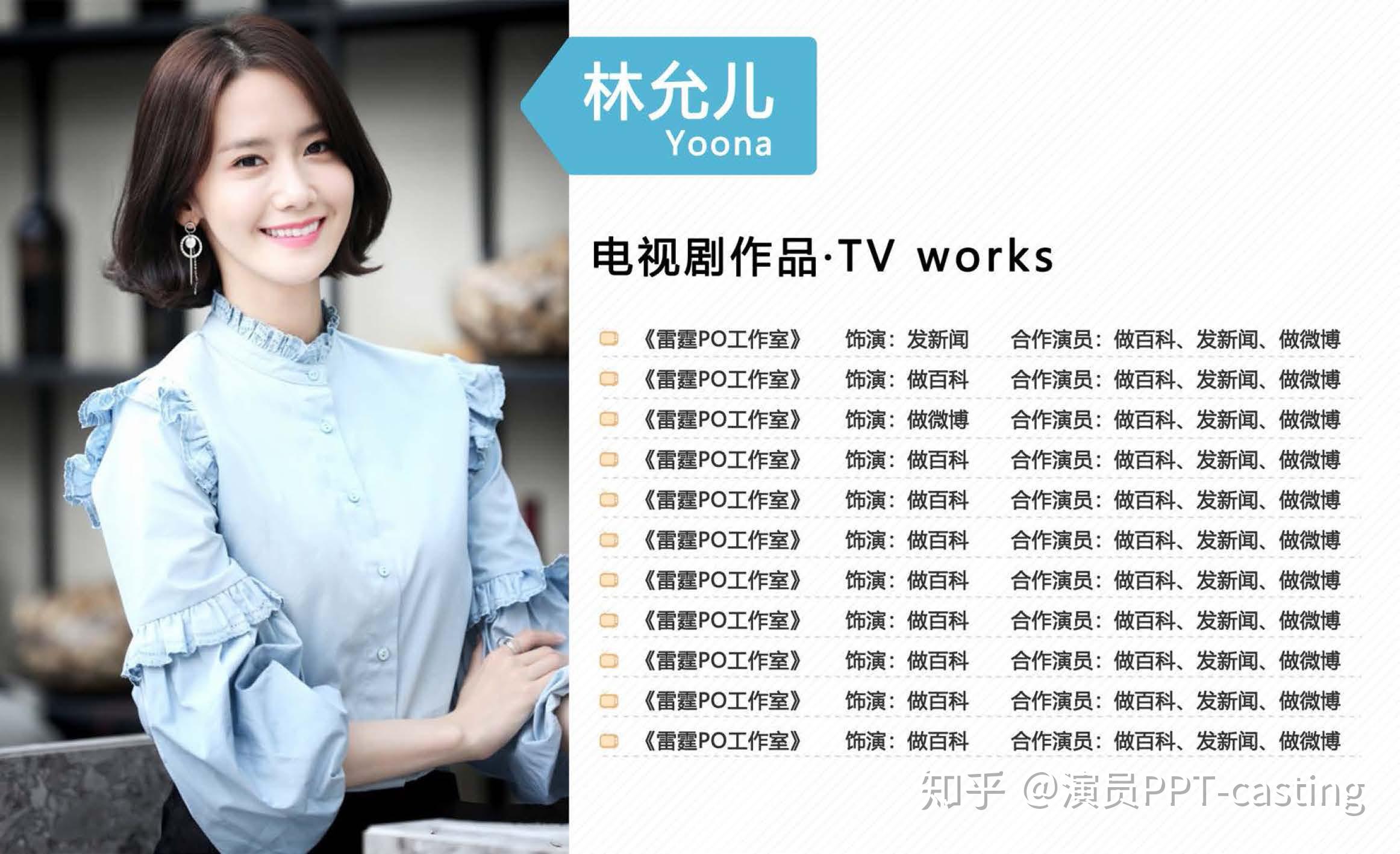 专业正规资深角色演员ppt模板