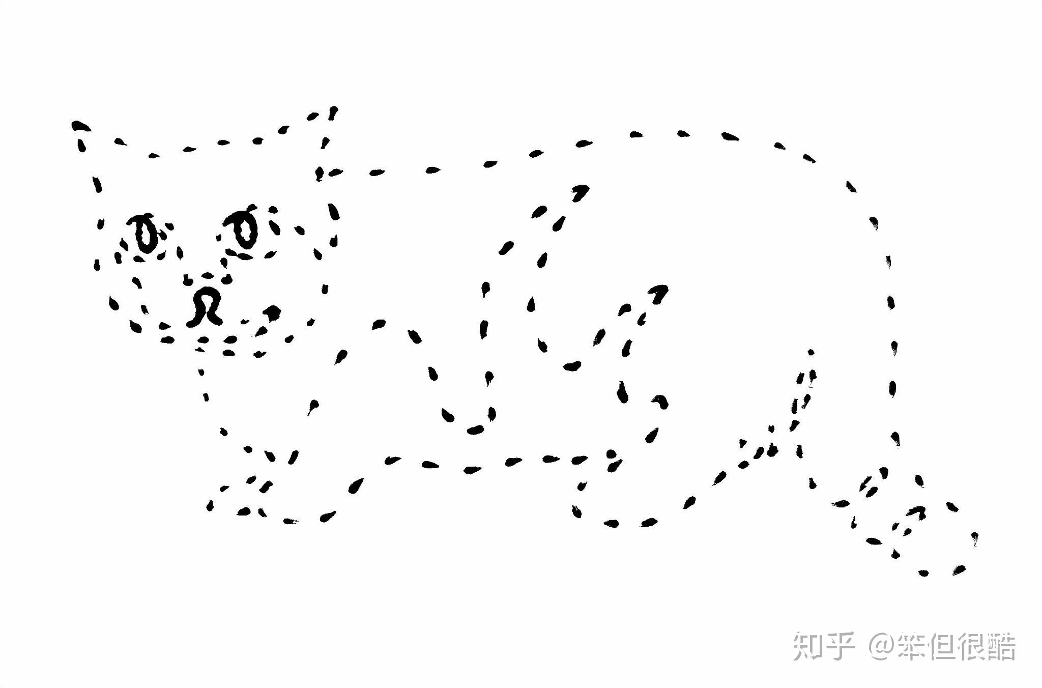 我们大家一起画《虚线彩虹画-猫》 - 知乎