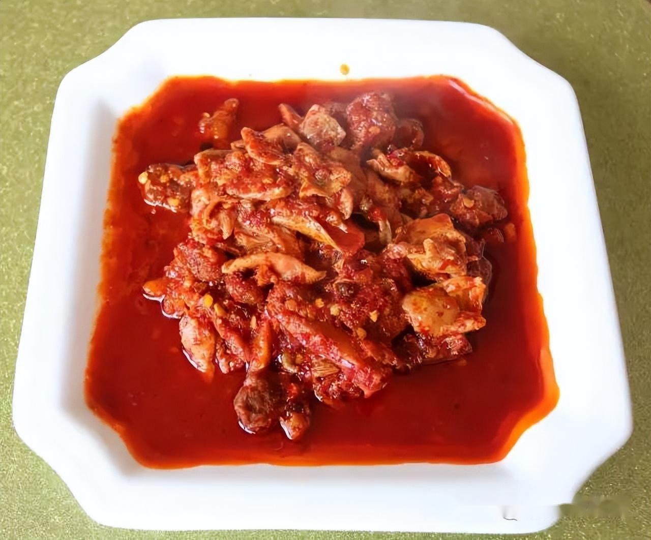 猪肝胙,麻辣咸香的鹤庆味道