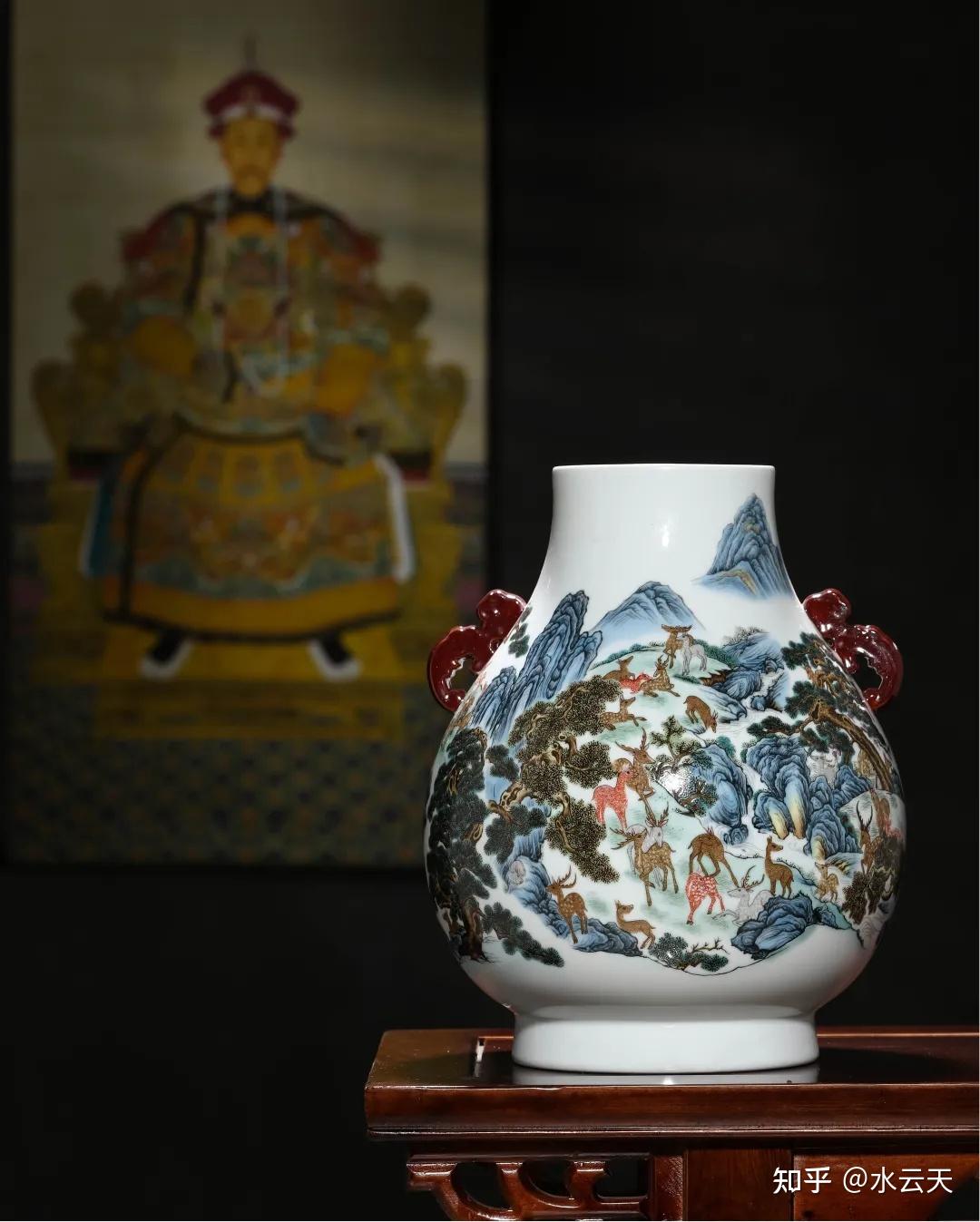 中国古玩 唐物 花瓶 時代物 款 極上 明代 中国 色絵 極上品 中国古玩唐