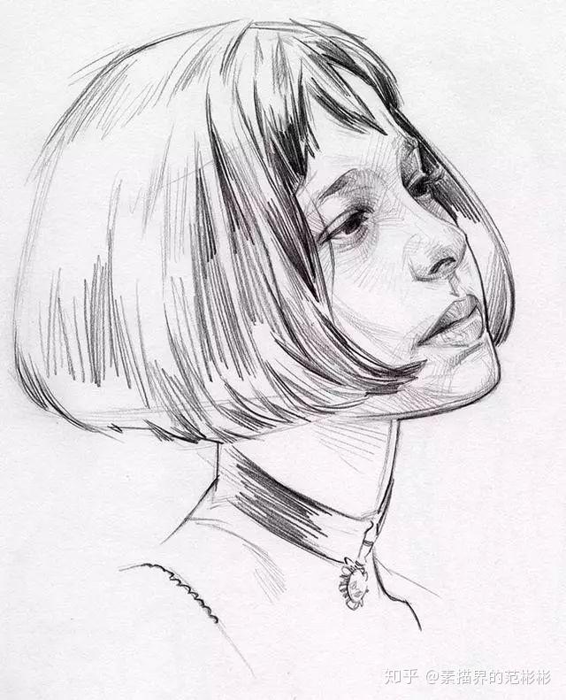 人物像素描绘画提升基本绘画功底的同时,也