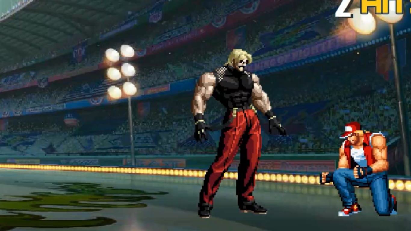 可几段放的帝王波,蓄满破对方的防守,拳皇卢卡尔的技能