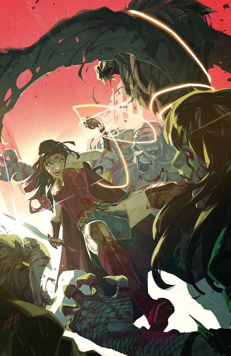 美术鉴赏色彩碰撞漫威大佬的暴力美学