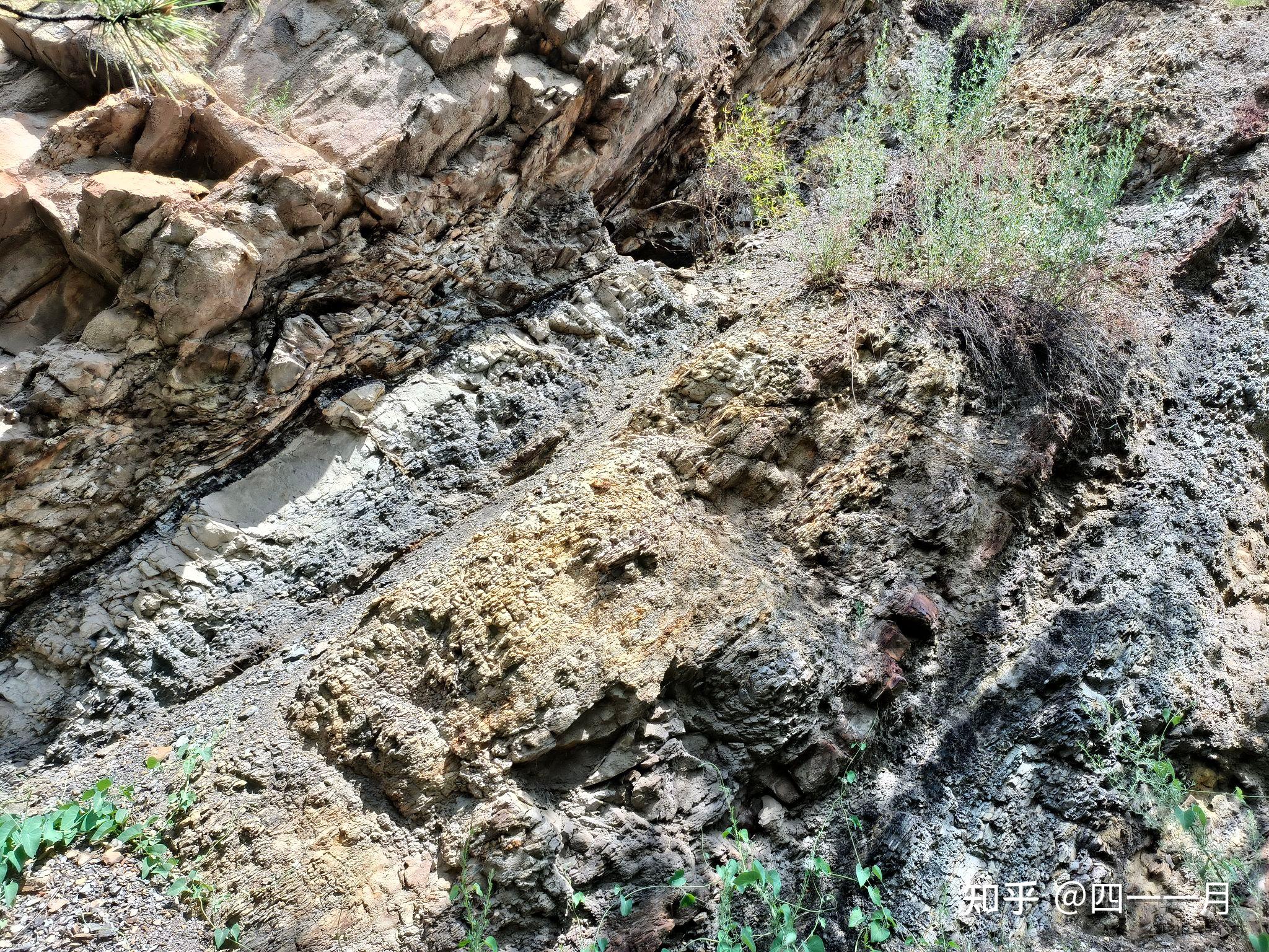 青磁窑断层野外实习路线