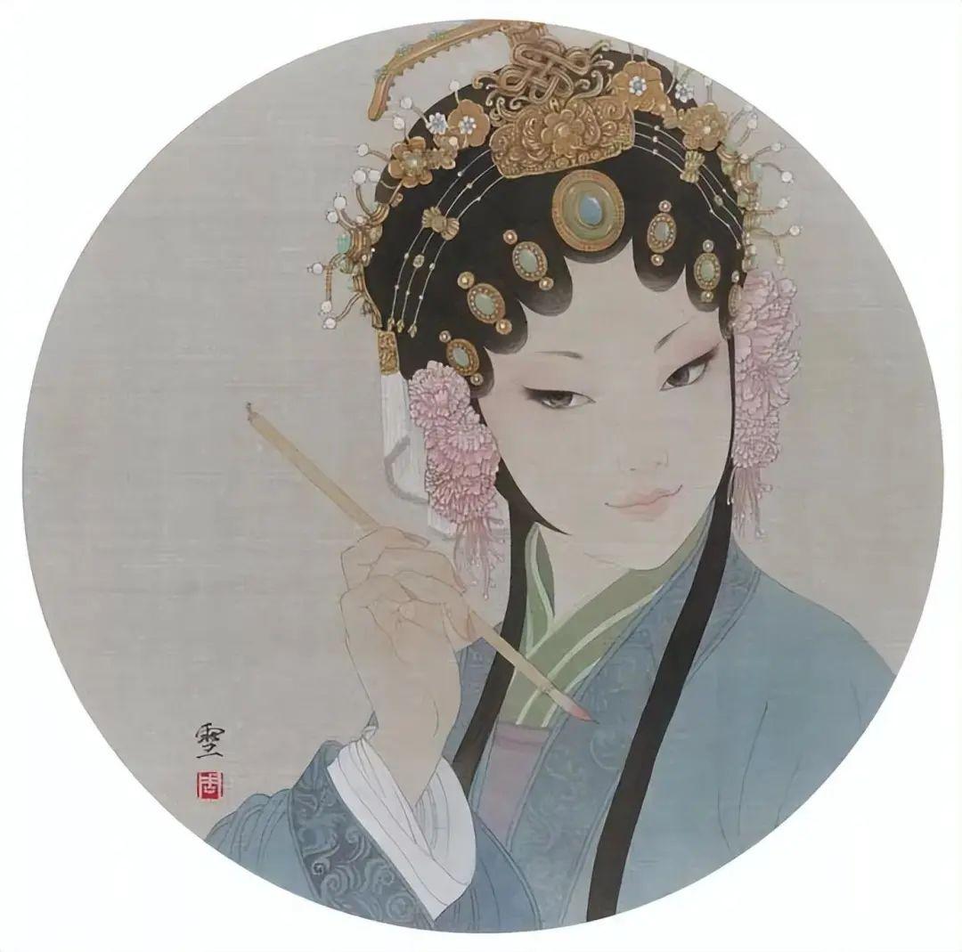 【国画天地】周雪:一股幽怨埋藏在艳丽的色彩之下 - 知乎