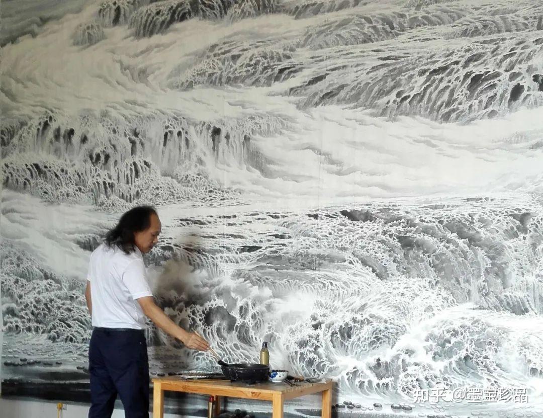 云开水生禅意画家雪鸿作品欣赏