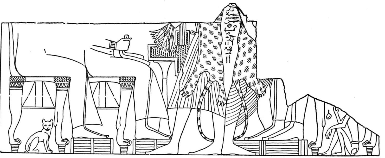 古埃及简笔画 壁画图片