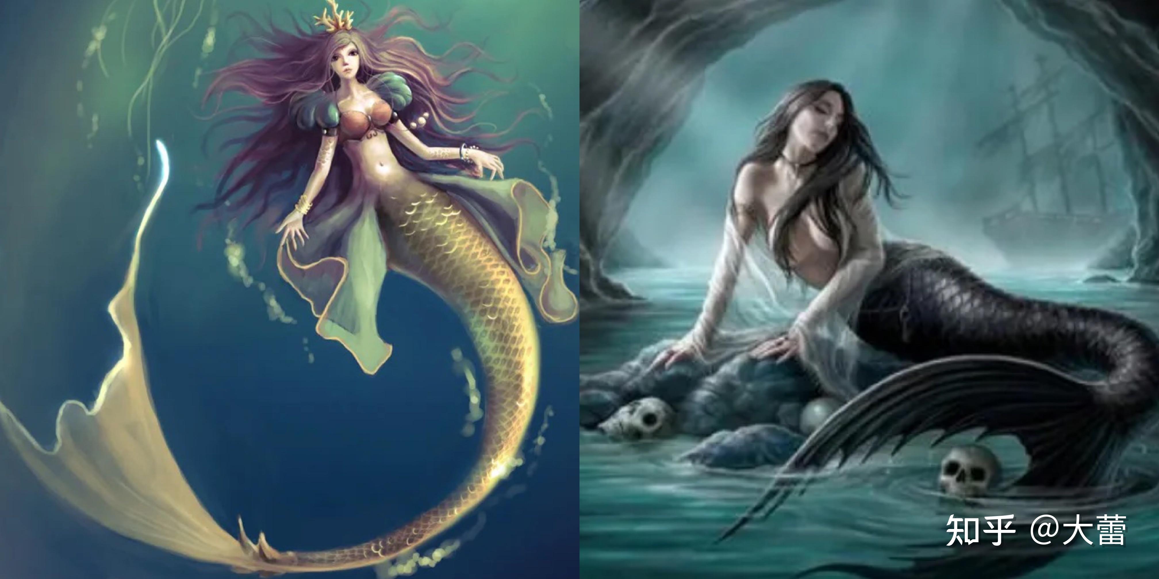 美人鱼,又称人鱼,鲛人.