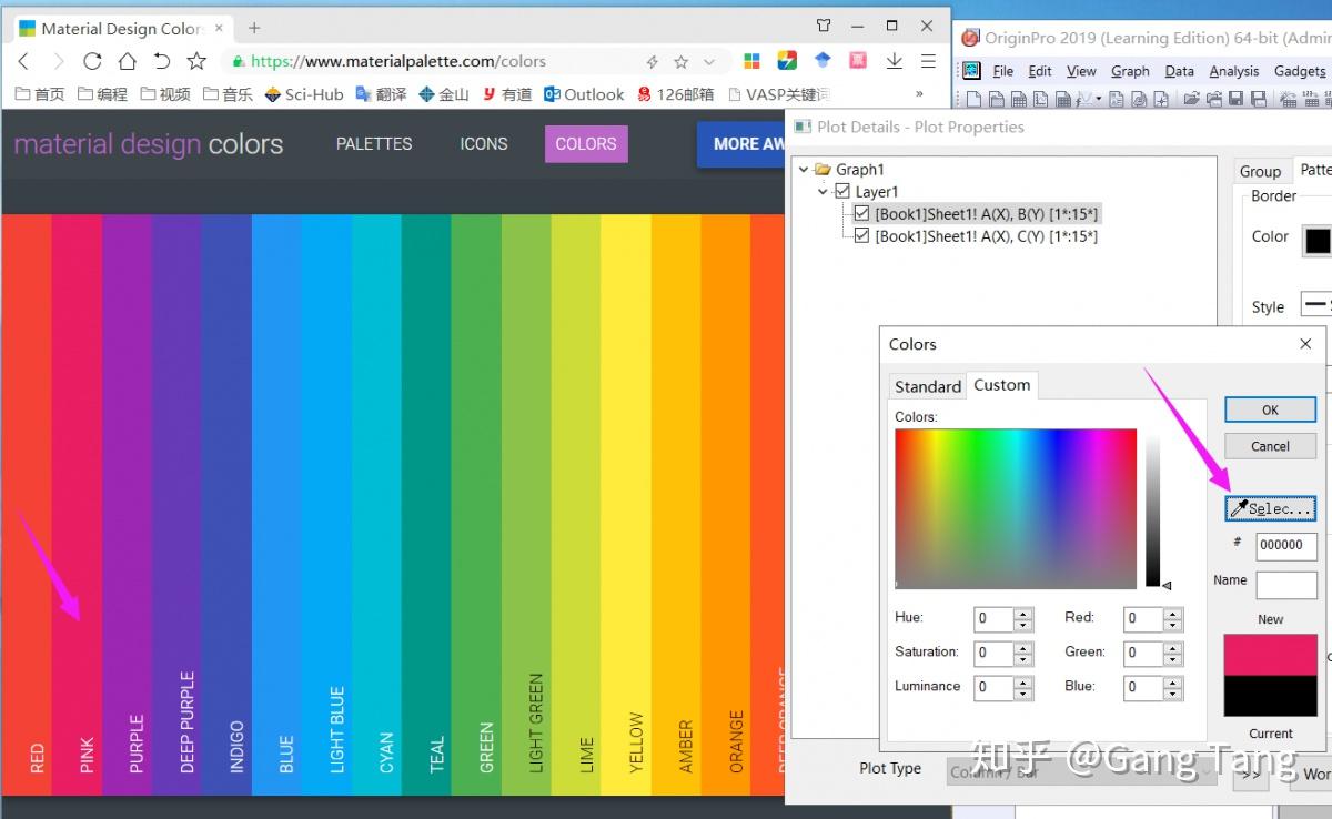 教你正确使用Originlab软件配色 知乎