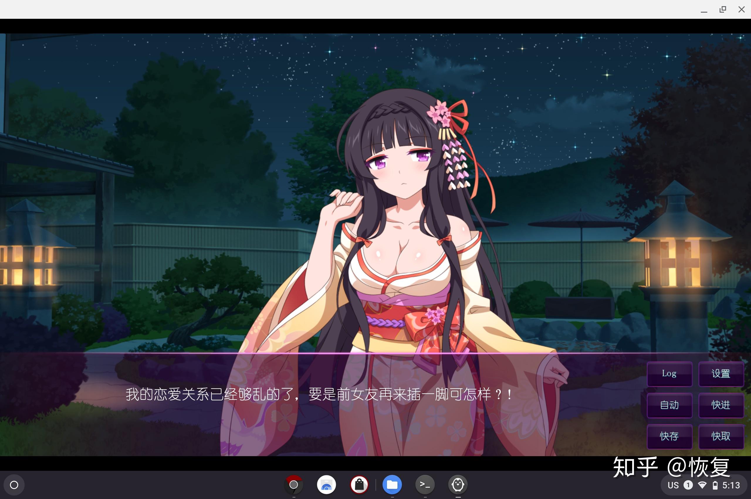 在chromeos上玩galgame的铺路