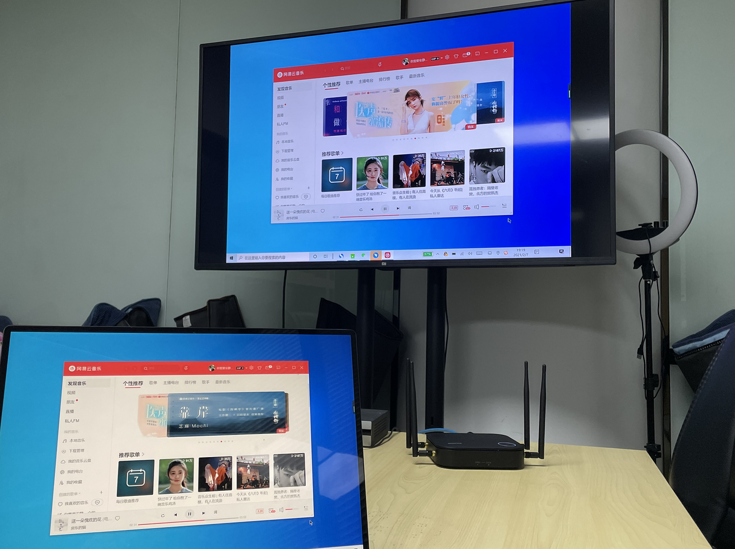 企业级会议投屏硬件来了明基应答秀体验一