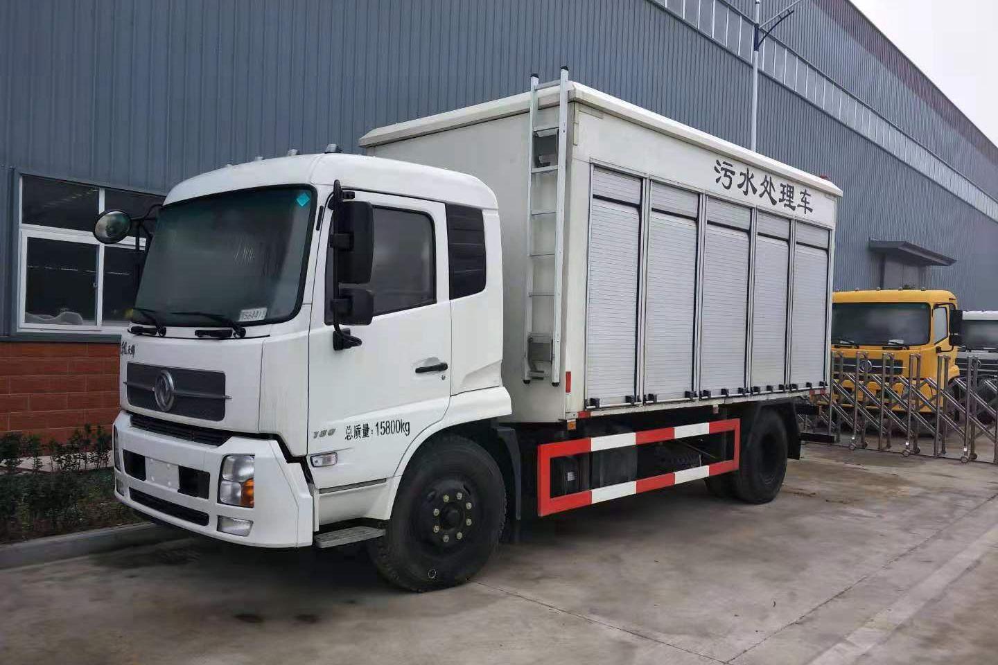 污水净化处理车价格干湿分离环保车