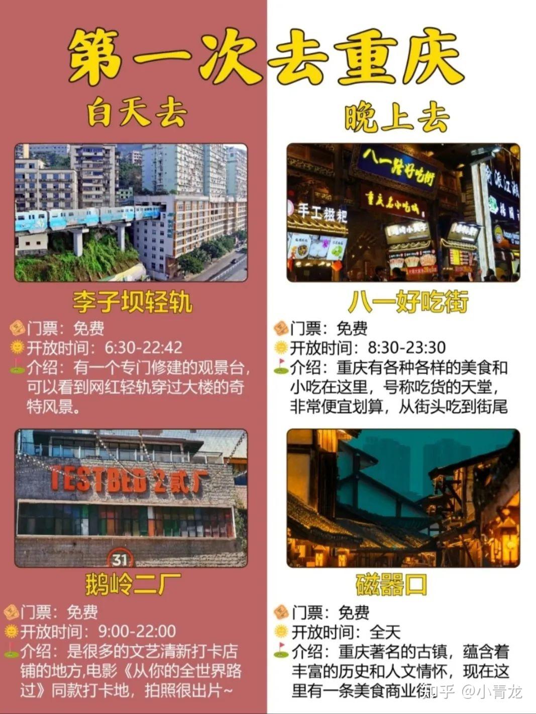 出发【重庆】|重庆3-5天旅游攻略(附路线图)连朋友圈文案都安排好了 - 知乎
