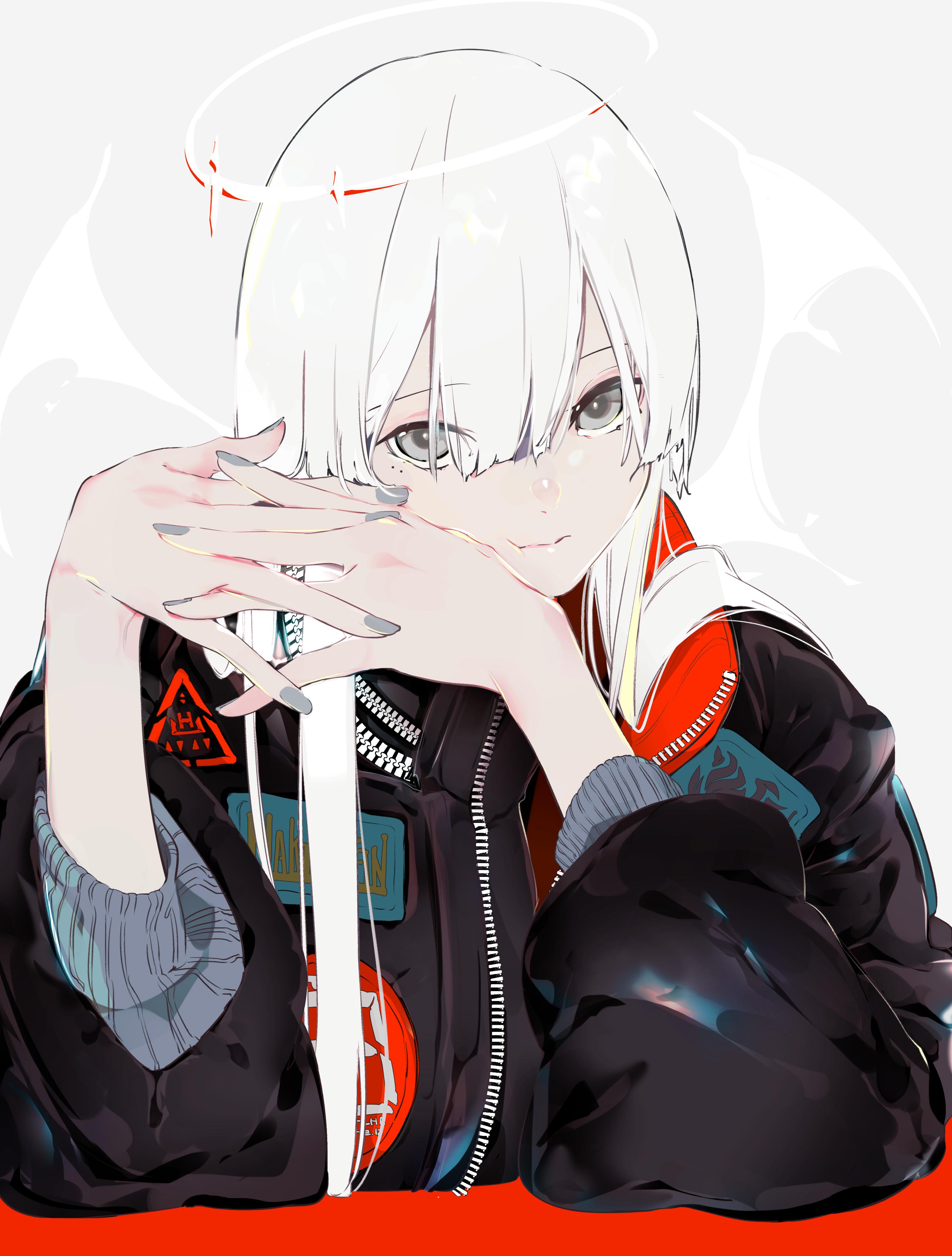 终极白毛控,谁能抗拒白长直的高冷美少女呢?今日画师:米室@yosk6000