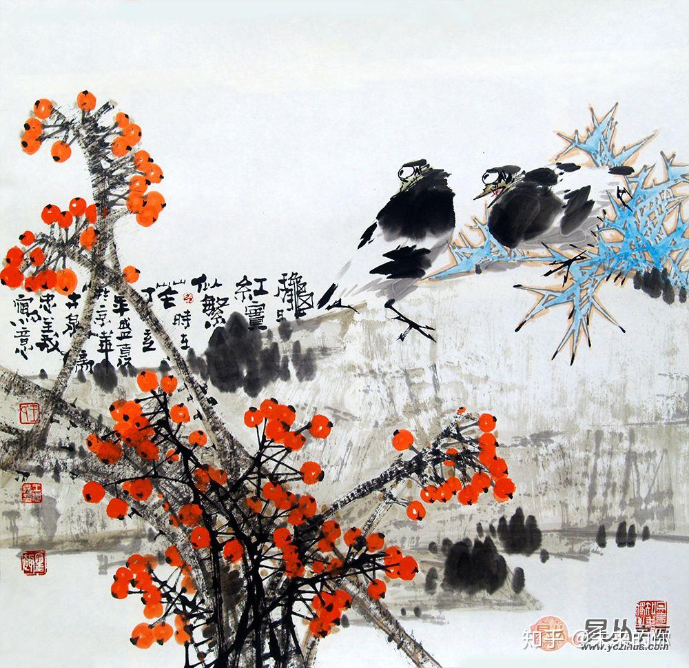 花鸟寄情笔墨写意当代艺术名家王忠义花鸟画赏析