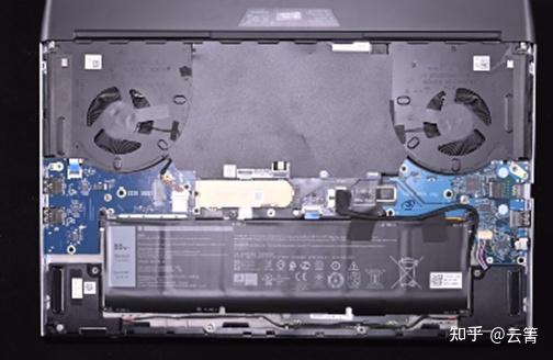 拆机分析:2风扇4 铜管 从规格上来看,散热性能应该不差,但是鳍片面积