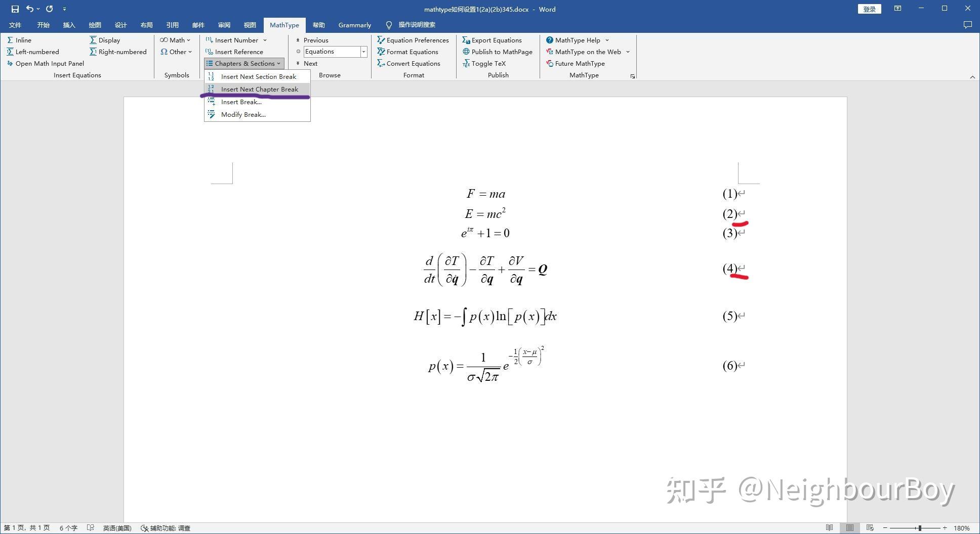 Mathtype 1 2 3a 3b 4 5 