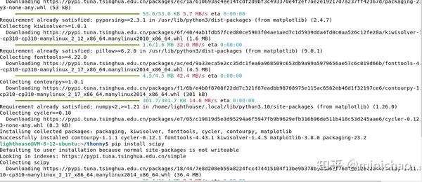 Linux下安装Thonny，设置国内pip源，下载pip包，测试一个例子（计算fft/snr） - 知乎