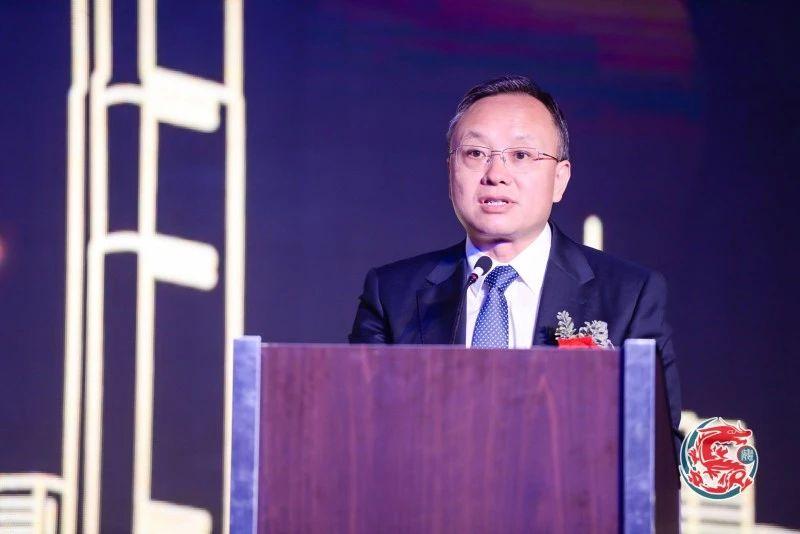 香港中联办青年工作部副部长杨成伟致辞香港中联办青年工作部副部长