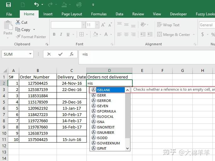  16 excel isblank 