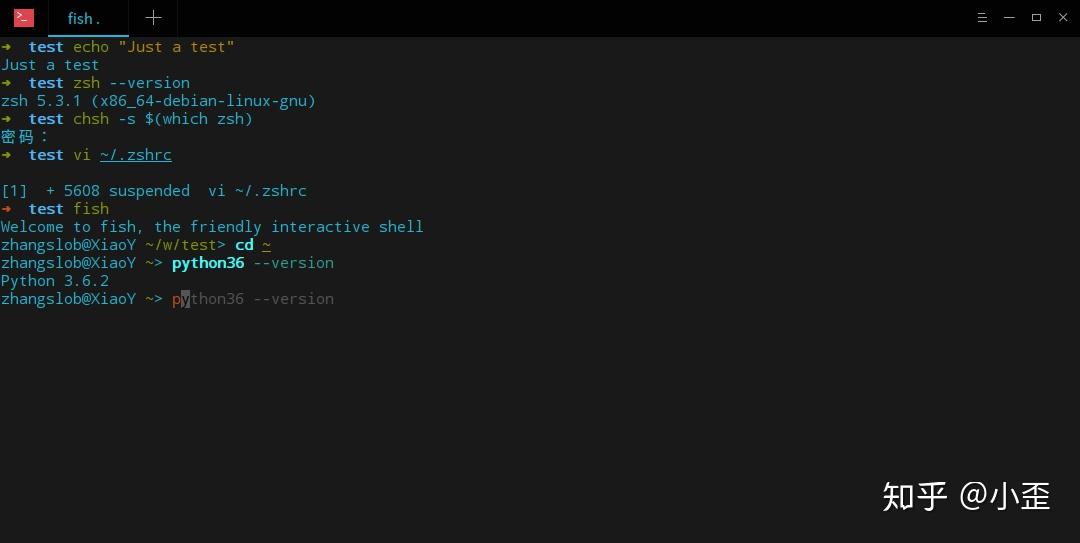 zsh (+fish) = 完美终端 知乎