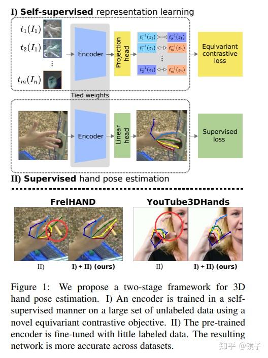 自监督3D手部姿态估计方法：Self-Supervised 3D Hand Pose Estimation from monocular ...