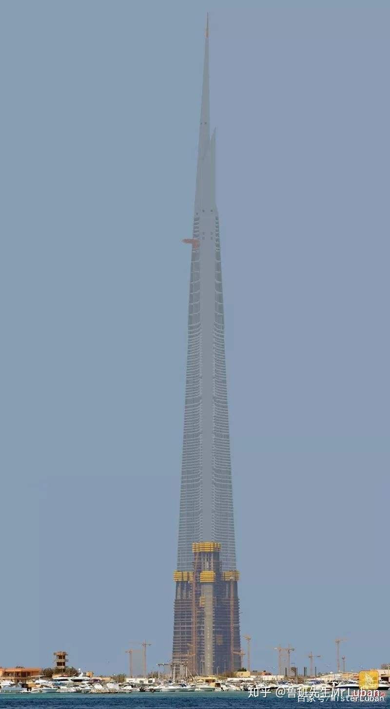 世界第一高楼jeddahtower吉达塔超过1000米极限的超级建筑