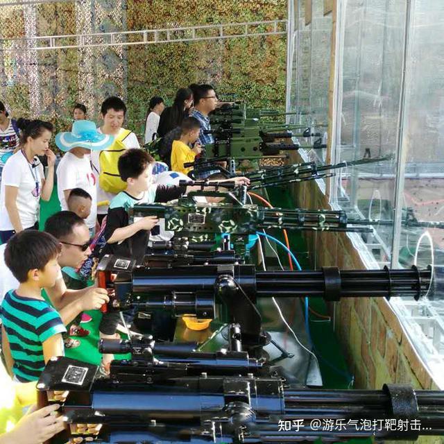 實彈射擊場設備公園娛樂打靶氣炮槍 景區新型遊樂設施河南鷹布遊樂