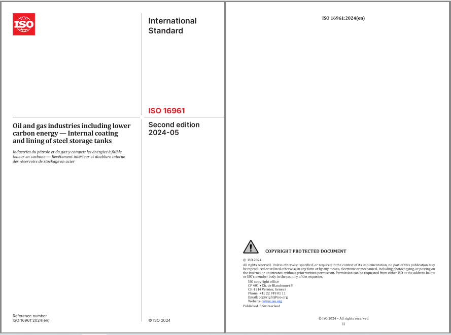 ISO 16961-2024【英文原文PDF+中文版翻译】当前有效版本English+Chinese全文获取 - 知乎