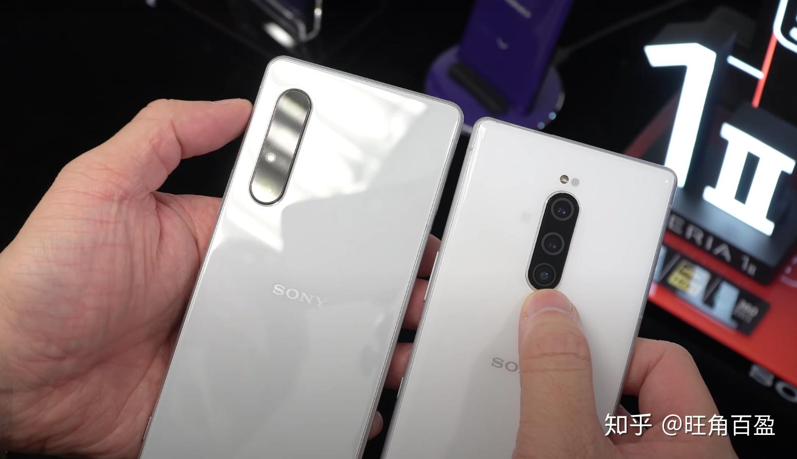 xperia1与xperia1ii两种不同的白色