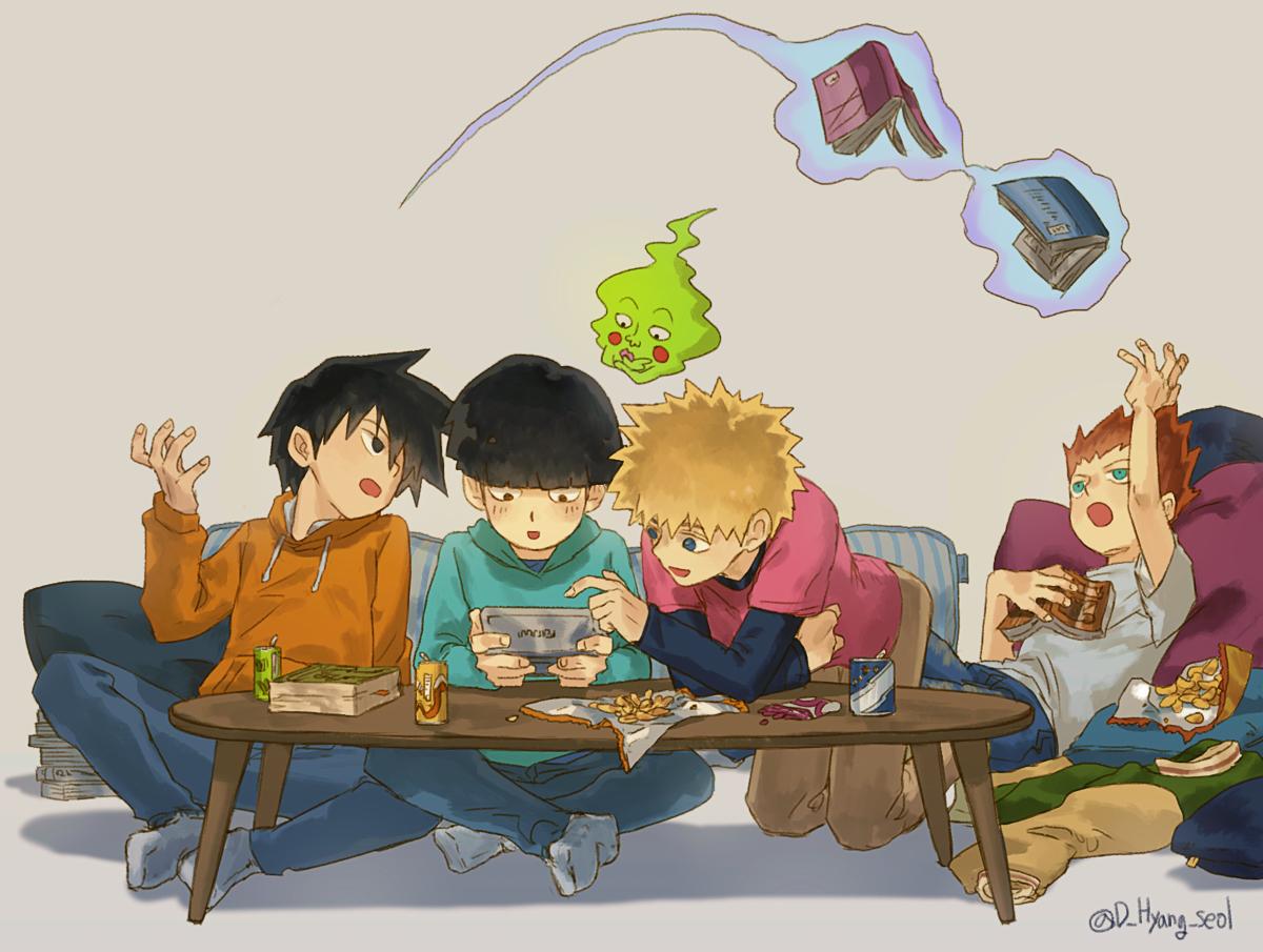 回忆杀,插画动漫里的电玩少年