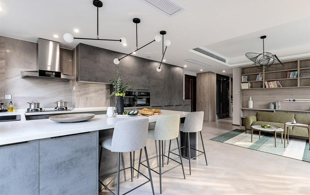 客餐厨一体化的开放式设计,打破空间,人生不设限 - 知乎