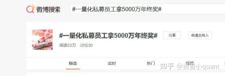 怎麼看私募量化年終獎5000萬