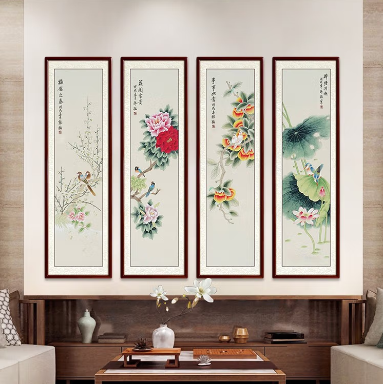 新中式挂画哪家强?传统国画里的“梅兰竹菊” - 知乎