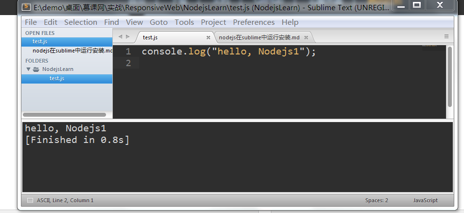 sublime Test3 安装Node.js插件 - 知乎