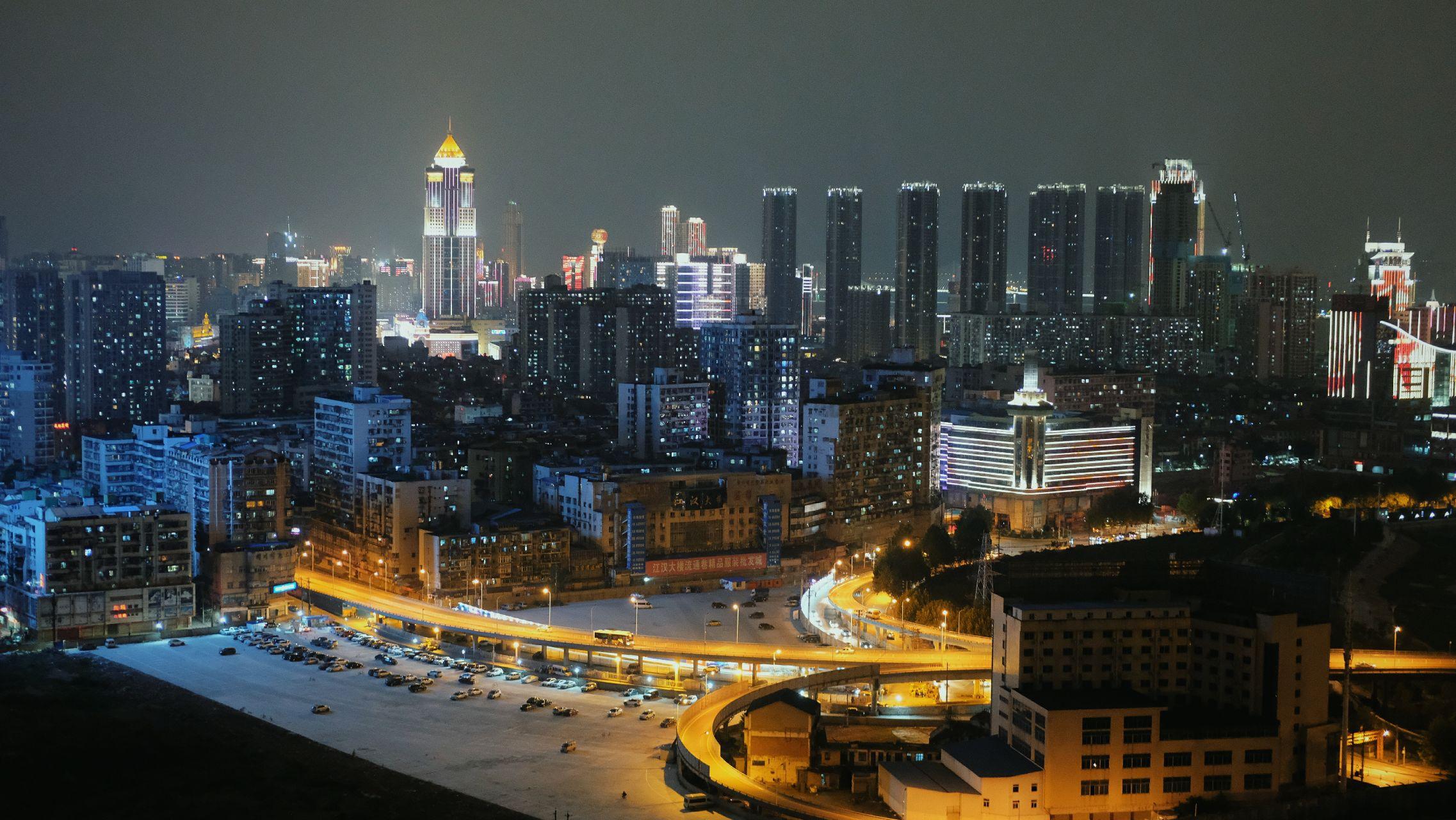 武汉有没有能够从高处看城市夜景或者晚上景观